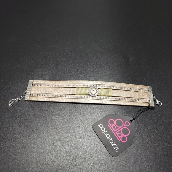 3/$15 New paparazzi it takes heart brown urban heart bracelet - Picture 1 of 8